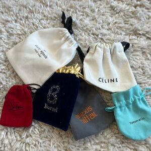 Designer jewelry pouches